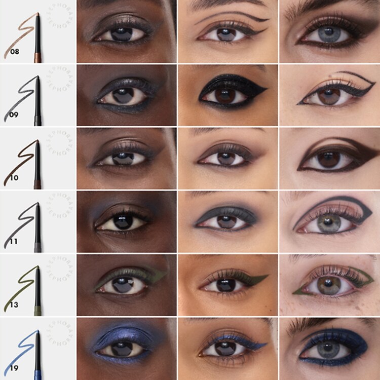 12H COLORFUL  - Crayon yeux rétractable Waterproof