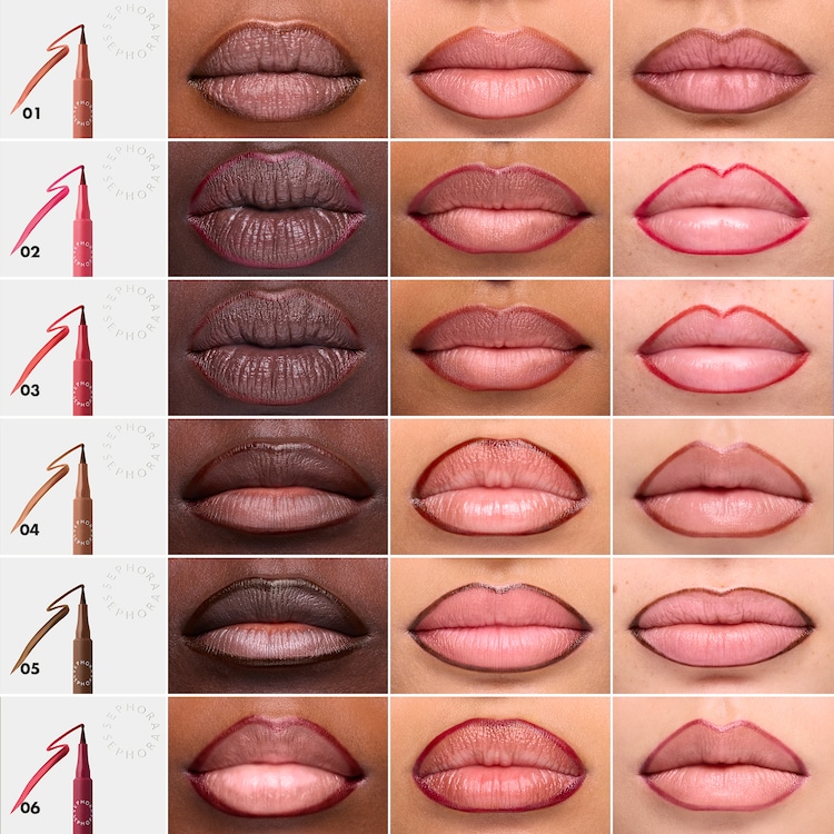 Lip Tint Felt Liner - Tinte Labial Formato Rotulador No Transferible