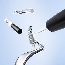 FALSE EYELASH APPLICATOR - Aplicator de gene false din otel inoxidabil