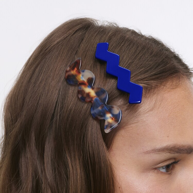 Hair Barrettes Duo - Duo De Ganchos Para O Cabelo