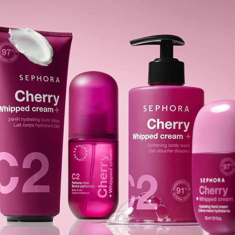 Spray profumato corpo e capelli - Ciliegia + panna montata