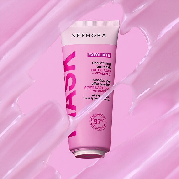 Maschera gel effetto peeling - con acido lattico e vitamina C