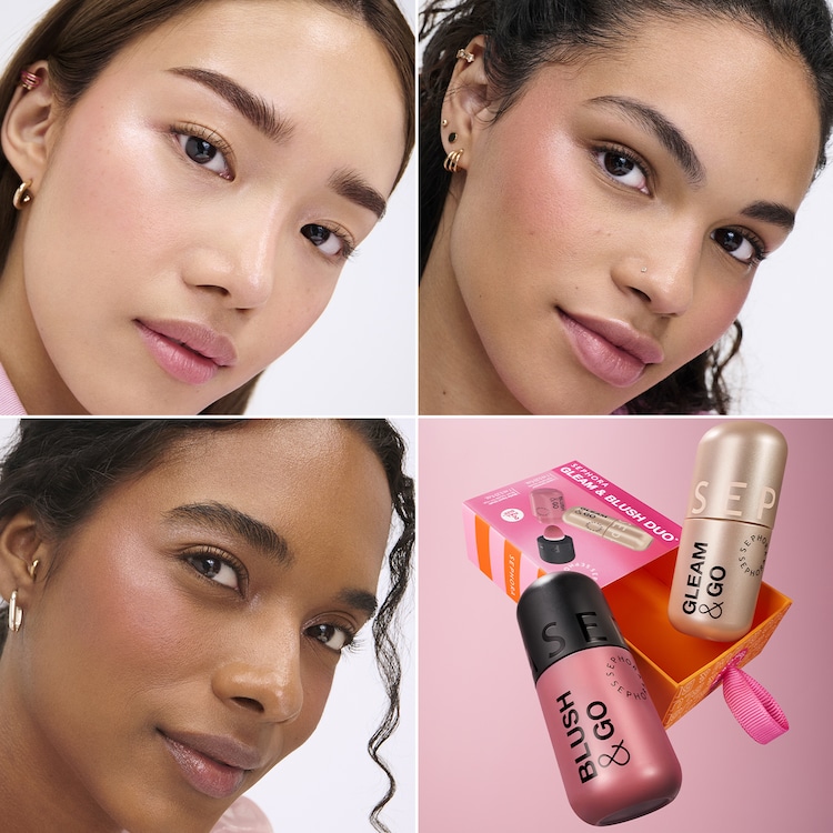 GLEAM & BLUSH DUO* - Duo fard de obraz si iluminator cu formula lichida