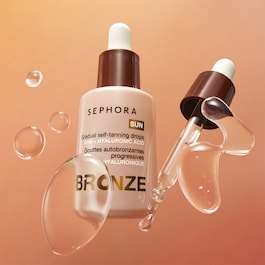Gotas autobronzeadoras progressivas - com DHA e &aacute;cido hialur&oacute;nico