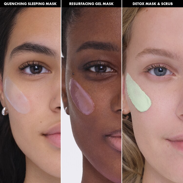 Mascarilla de noche hidratante con ácido poliglutámico y ceramidas