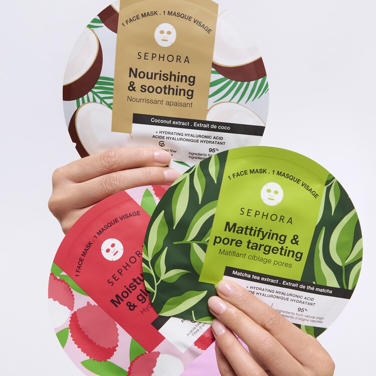 MASKS MANIA SET - Trio de masti de fata tip servetel