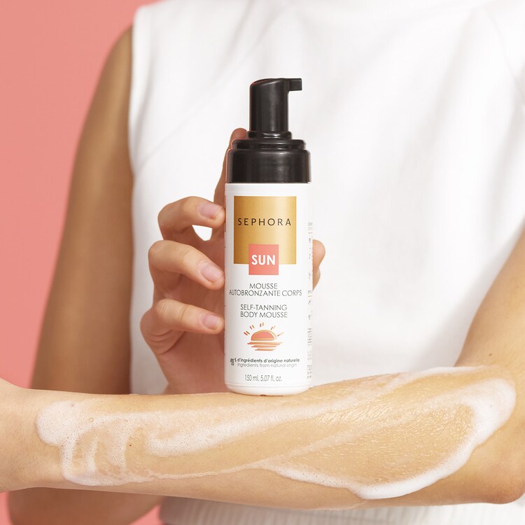Espuma corporal autobronceadora bronceado natural dorado