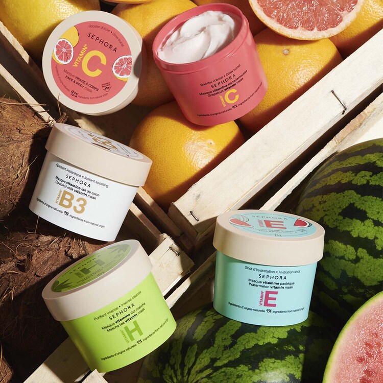 Mascarilla de vitamina facial y corporal - Tratamiento reforzado 