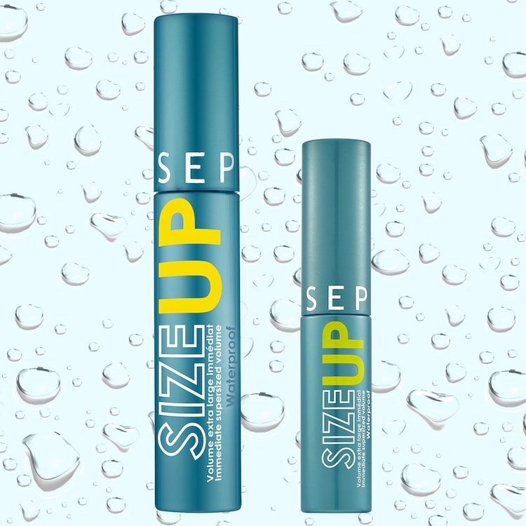 Size Up Waterproof - Wodoodporna maskara (format podróżny)