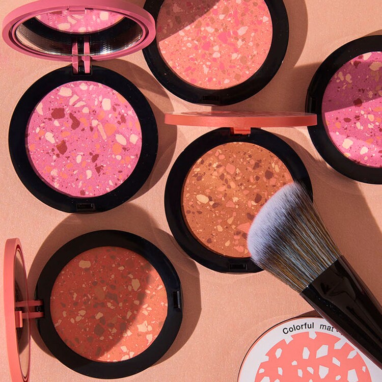 Colorful blush Terrazzo