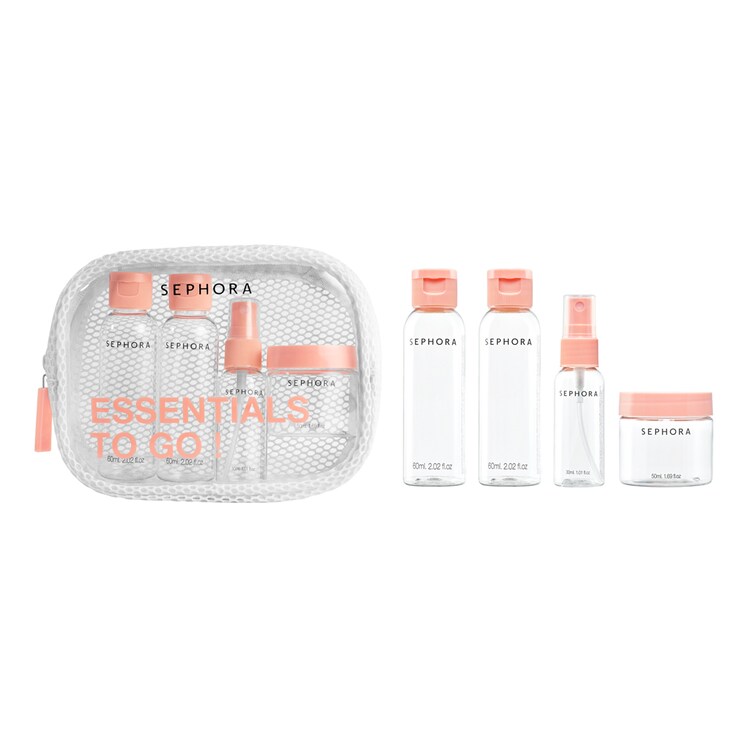 Kit week-end - Kit con 4 Flaconi vuoti Formato Viaggio