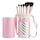 Set pinceaux initial - Set de 6 pinceaux maquillage yeux et visage