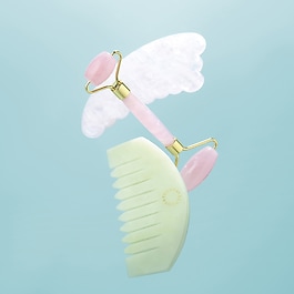 Quartz Facial Roller - Massage-Roller für Gesicht und Hals