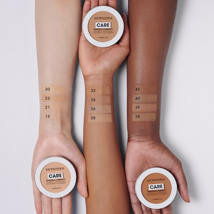 Cuidado Mineral compacto - Base de maquillaje + Cuidado calmante