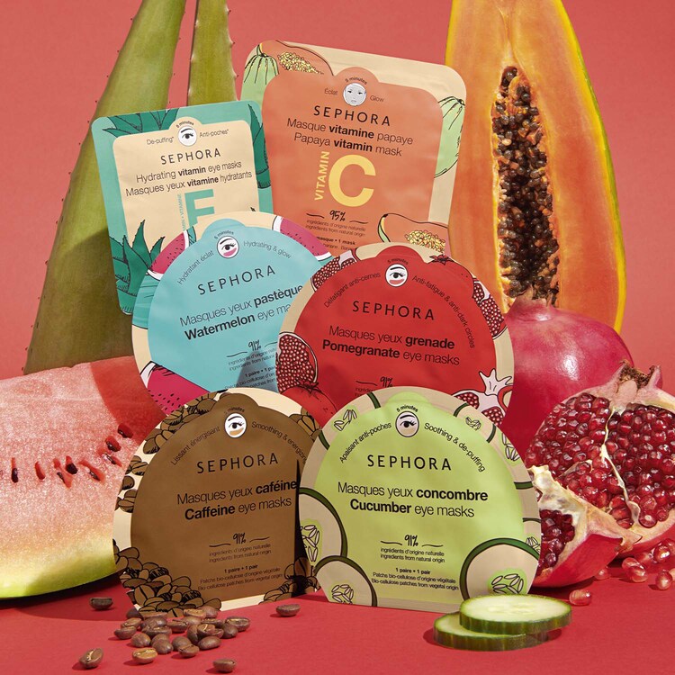 Vitamin eye masks - Bio-cellulose eye masks