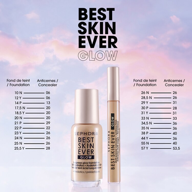 Best Skin Ever Glow - Fond de teint longue tenue - Teint frais et lumineux