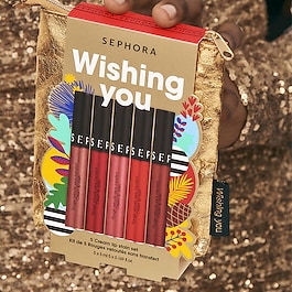 Kit de 5 Rouges velout&eacute;s sans transfert - Wishing You