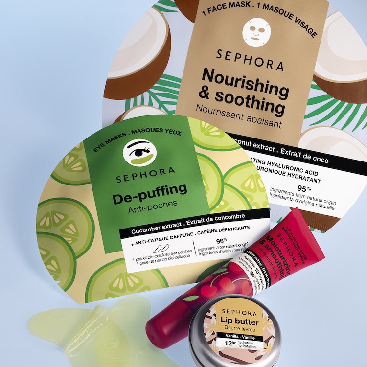 Masque aux Extraits de Fruits et Acide Hyaluronique - Masque Tissu Visage