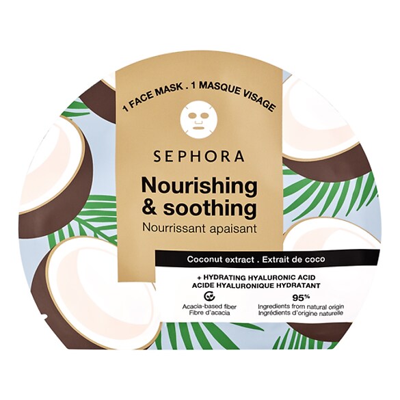 Sephora Collection - Maschera Agli Estratti Di Frutta E Acido Ialuronico - Maschere Viso In Tessuto - -no Waste Mask-22 Coco - Donna