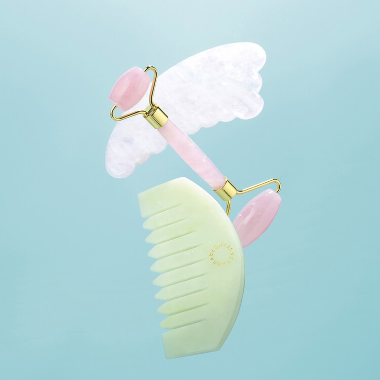 Rose Quartz Body Gua Sha - Accesoriu masaj