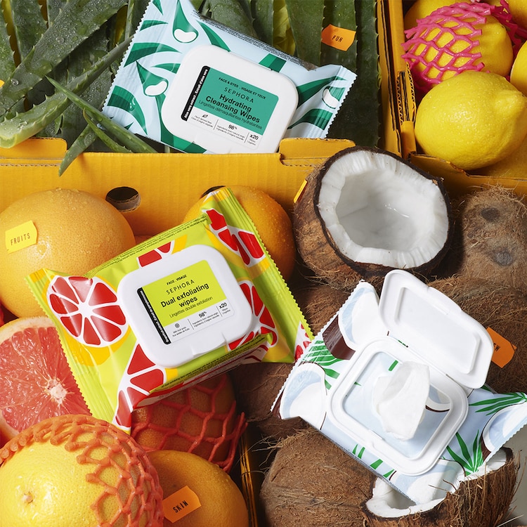 LINGETTES DEMAQUILLANTES - Actifs issus de fruits & plantes + Lotion micellaire