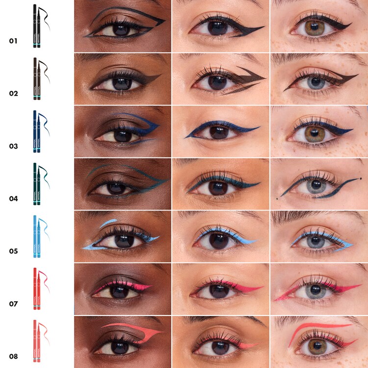 12H Intense Ink Felt Liner Classic Line - Eyeliner in feltro preciso e intenso