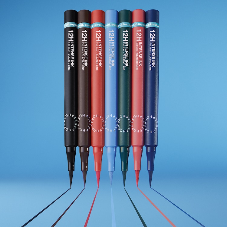 12H Intense Ink Felt Liner Classic Line - Eyeliner in feltro preciso e intenso