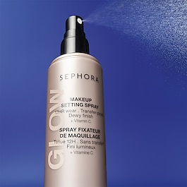 Make-up-Fixierspray GLOW - 12H langer Halt ohne Abfärben, strahlendes Finish