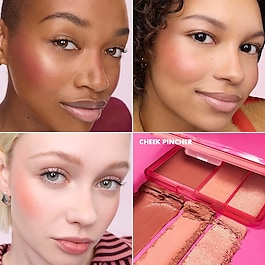 PERFECTLY BLUSHED SET - Παλέτα Blush Blush Blush & διπλό πινέλο για ζυγωματικά