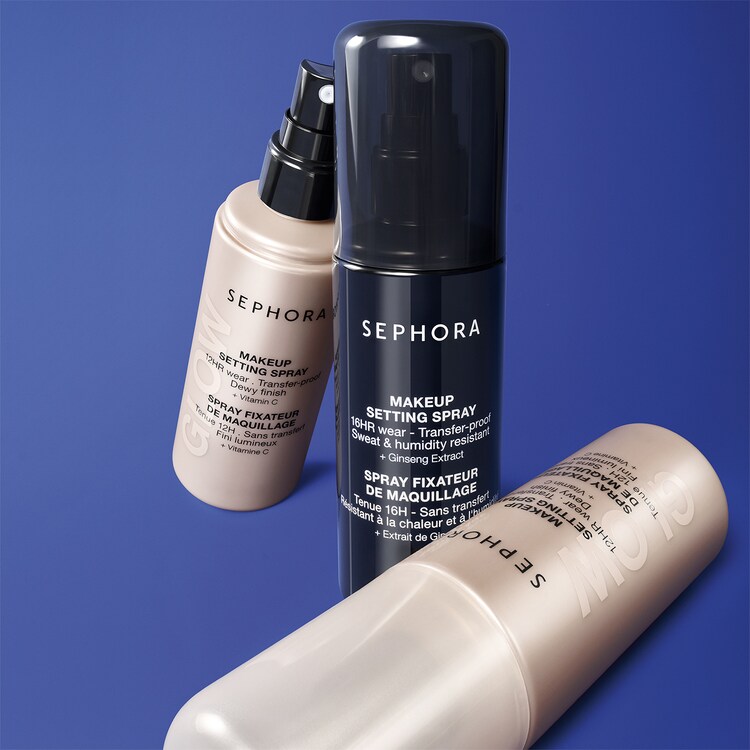 KIT DUO SPRAY AND FIX - Duo av fixeringssprayer (satin & glow)