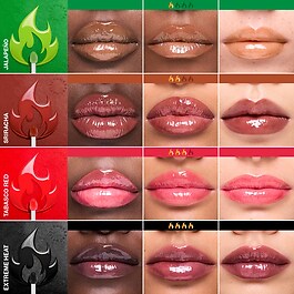 OUTRAGEOUS PLUMP VOLUME x TABASCO&reg; - Zestaw 4 odcieni, 4 intensywności