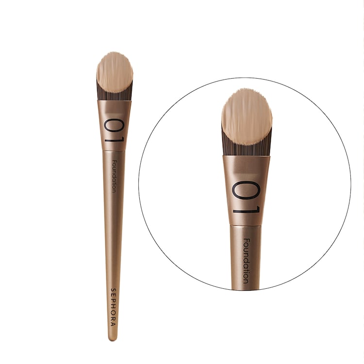 Brocha para base de maquillaje 01 - Brocha facial