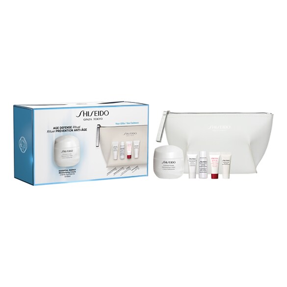 ESSENTIAL ENERGY MOISTURIZING CREAM POUCH SET, Shiseido