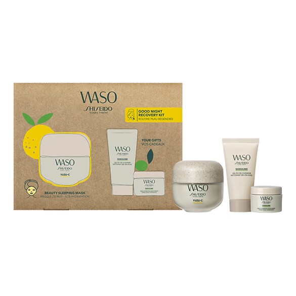 Waso Beauty Sleeping Mask - Skincare Set, Shiseido