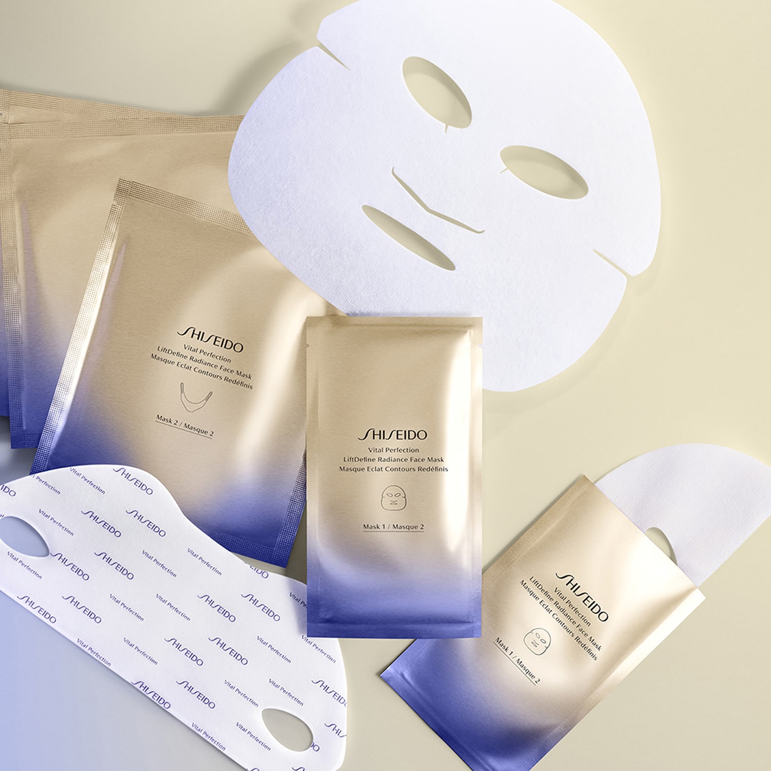 SHISEIDO Vital Perfection シートマスク Vital Perfection - Lift Define Radiance Anti-aging Face Mask