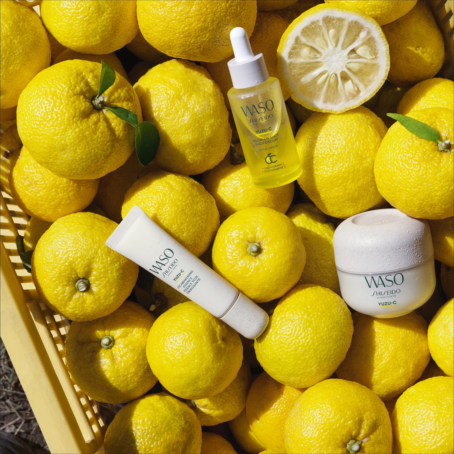 SHISEIDO WHITESS essence EX 30g x 2本 YUZU-C Eye Awakening Essence - Göz Çevresi Bakım Kremi | SHISEIDO