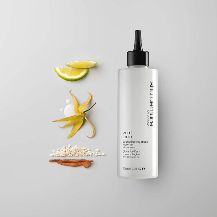 Izumi Tonic - gloss fortifiant pour cheveux fragiles avec de l'eau de riz