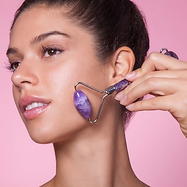 Amethyst Crystal Facial Roller - Face Accessory