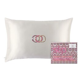 Maggie Set - Coffret Cadeau Taie en Soie Pure et Ensemble de Chouchous
