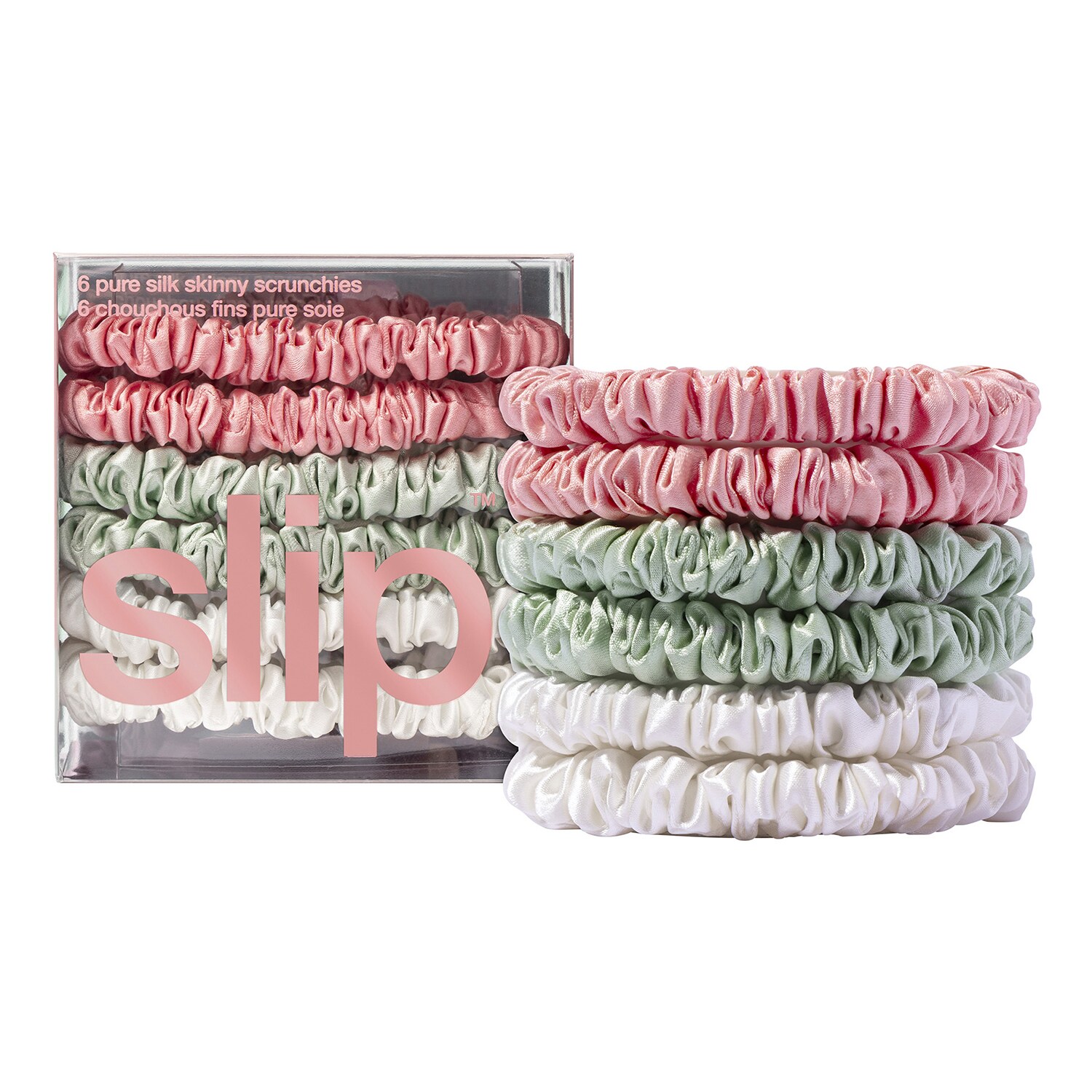 SLIP - Chouchous - Úzké schrunchie gumičky