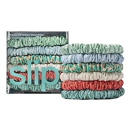 6 slip pure silk skinny scrunchies - slip chouchous pure soie skinny