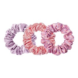 scrunchies in pura seta taglia L - 3 scrunchies