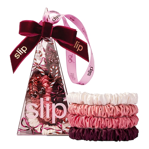 Slip - Pure Silk Skinny Scrunchie Ornament - 4 λαστιχάκια