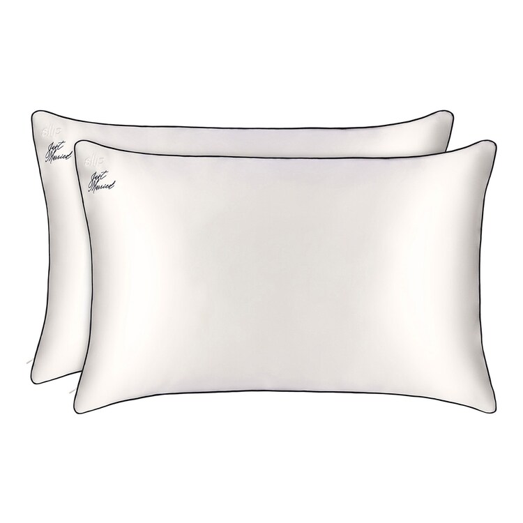 Ensemble De Taies D'oreiller Pure Soie Queen