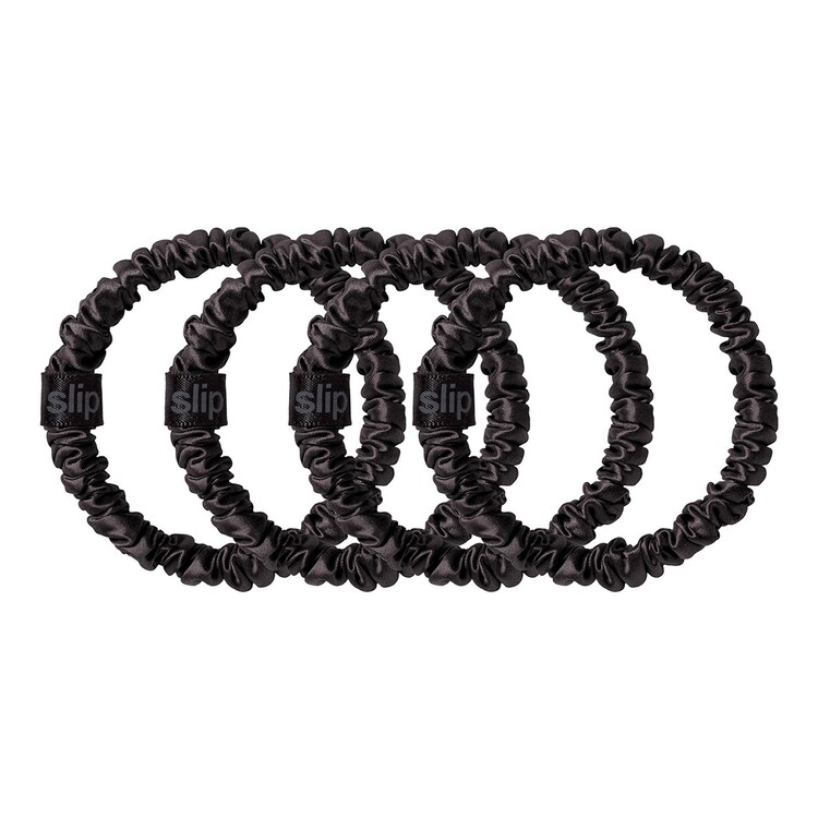 hårsnoddar skinny av rent silke - 4 hårsnoddar