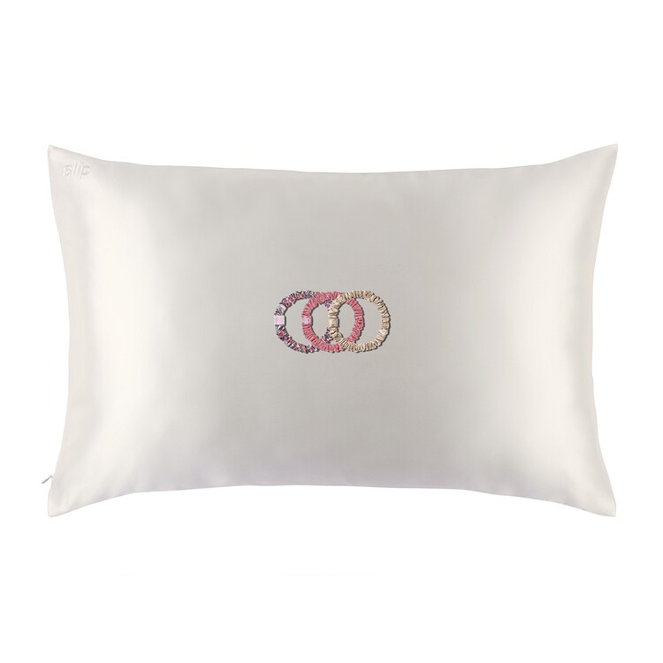 Maggie Set - Coffret Cadeau Taie en Soie Pure et Ensemble de Chouchous