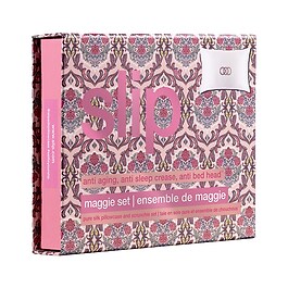 Maggie Set - Coffret Cadeau Taie en Soie Pure et Ensemble de Chouchous