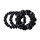 Back to Basics - Black Pure Silk Scrunchie Set