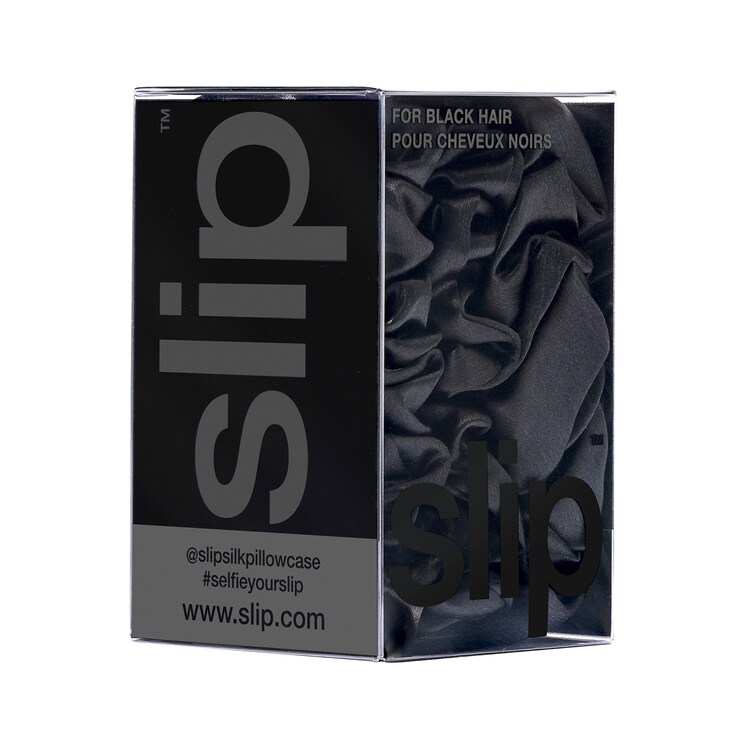 Back to Basics - Black Pure Silk Scrunchie Set