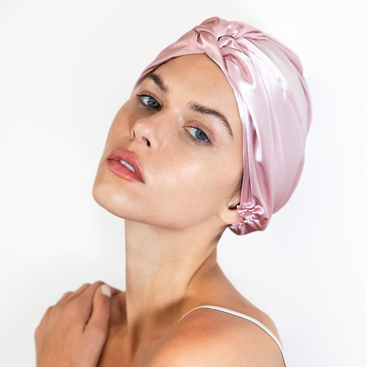 turban pure soie - taille unique